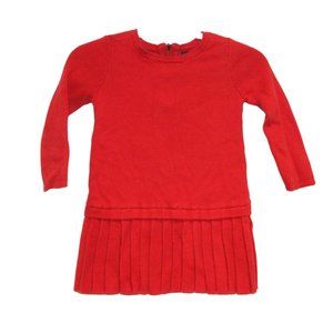 2/$20 🏷 Gap Red Knit Dress Size 12-18m